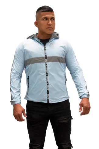 Chaqueta Reflectiva Doble Faz 90% Impermeable - Hombre