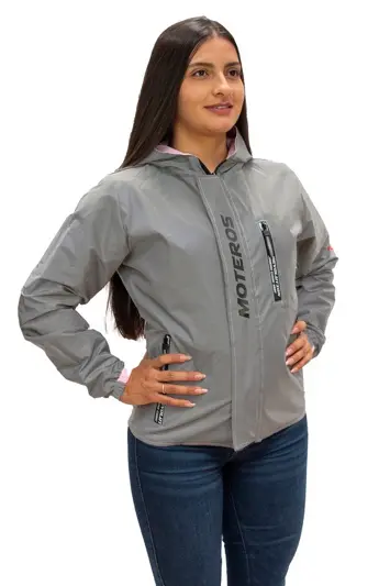 Chaqueta Reflectiva Doble Faz 90% Impermeable - Mujer