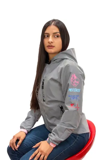 Chaqueta Reflectiva Doble Faz 90% Impermeable - Mujer