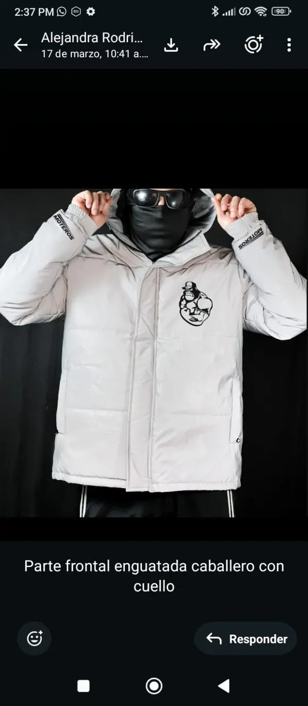 Chaqueta Reflectiva Acolchada - Hombre