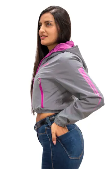 Chaqueta Reflectiva Ombliguera - Mujer